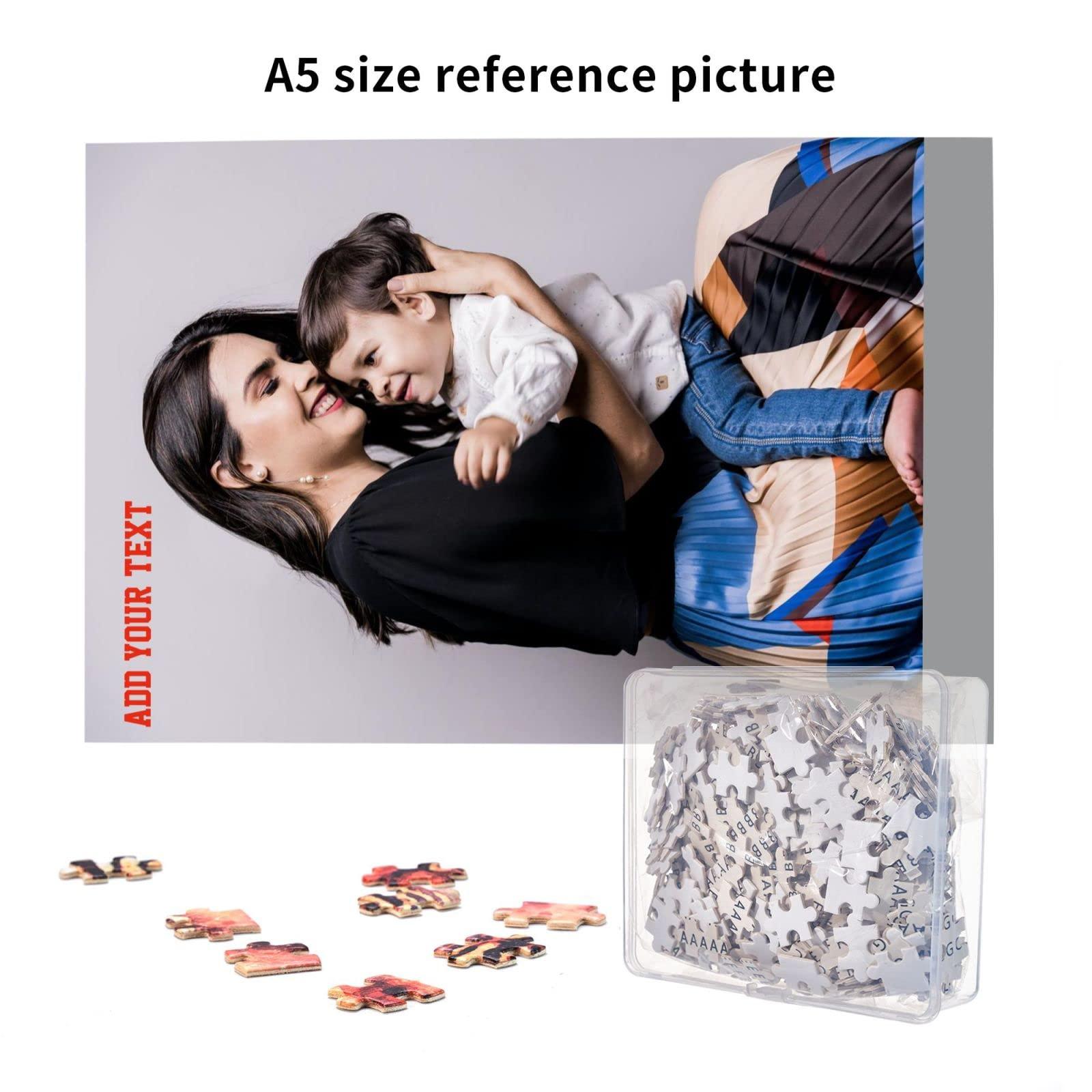 X-OLIPPLE Custom Jigsaw Puzzle Personalized Photo - Make Your Own Puzzle from Picture 300/500/1000 PCS for Adult and Kids (Portrait1000PCS)