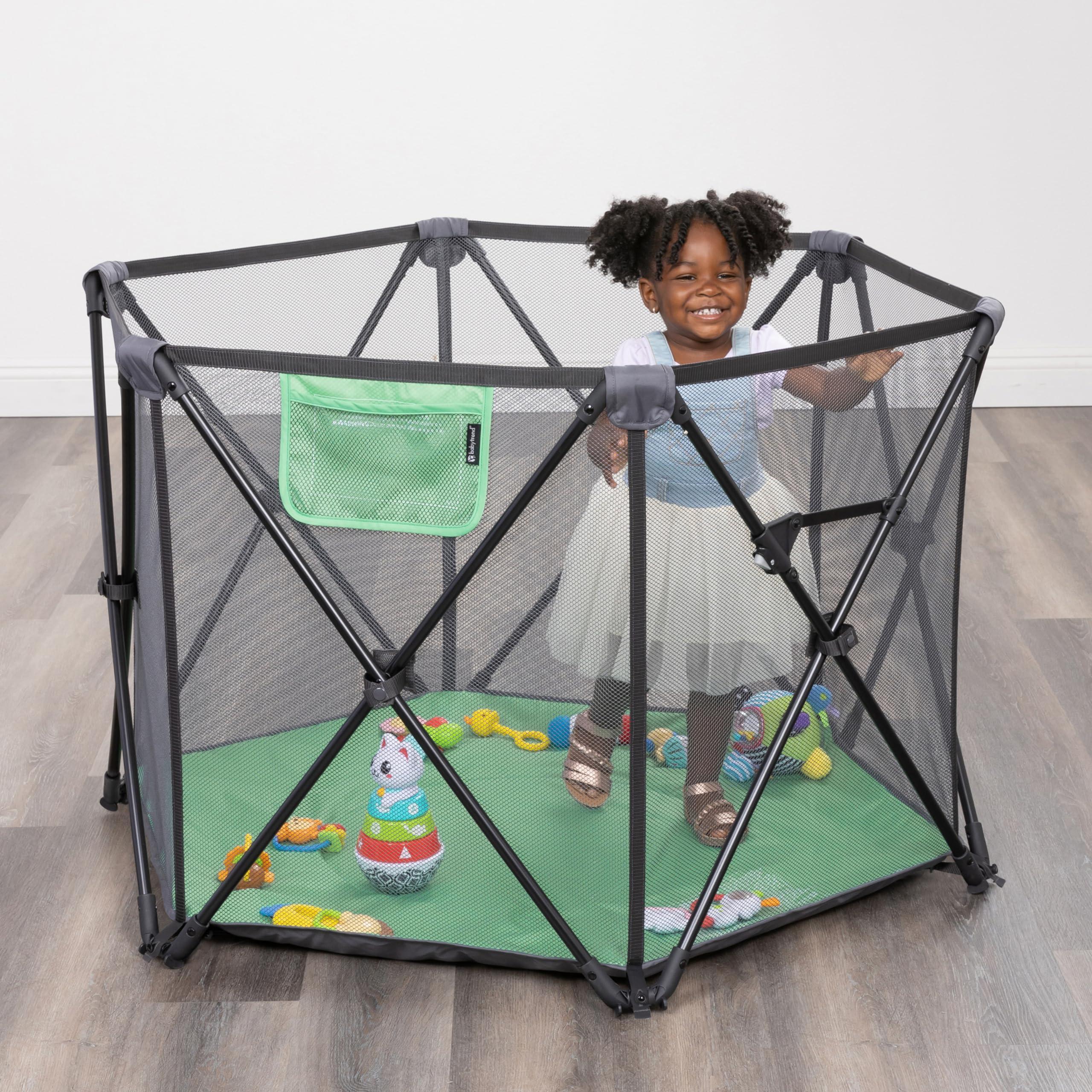 Baby Trend Baby Trend Play Zone Pop-up Play Pen, Playful Green