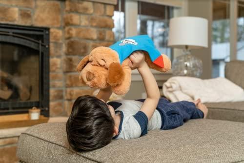 Snuggle Puppy Snuggle Puppy Hero for Kids - Calming Sensory Stuffed Heartbeat Toy with Super Cape for Fidgeting - Interactive Plush Comfort Companion for Ages 3+