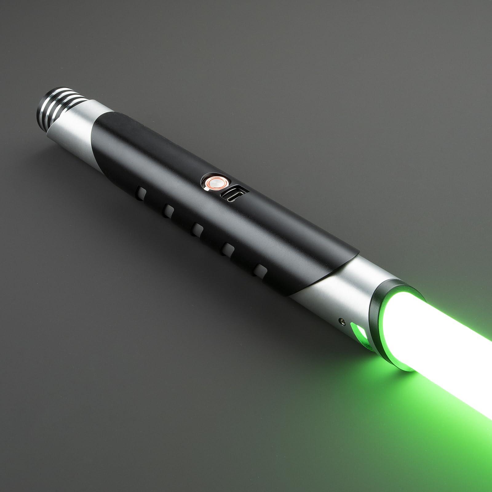 XenoSaber XenoSaber Upgraded Xenopixel 3.0 Motion Control Light Saber, Smooth Swing Combat Dueling Saber for Adults with APP, 34 Sound Fonts Infinite Color Change, 16GB SD Card, 8 Light Effect 12 Ignition