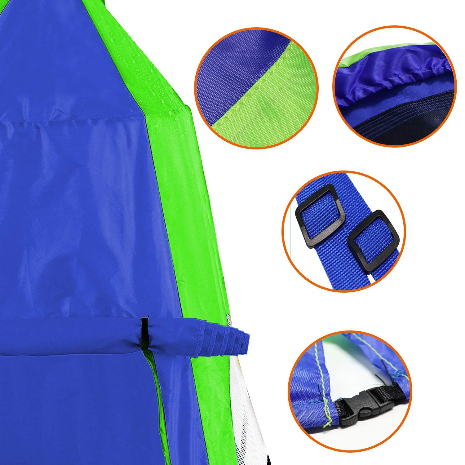 RELIANCER Hanging Tree Swing Tent Waterproof Backyard Hammock Chair Max Capacity 600lbs Detachable Play Tent Swing Play House Castle Nest Pod Indoor Outdoor Bedroom Ceiling Hanging Tent Camping Tree House