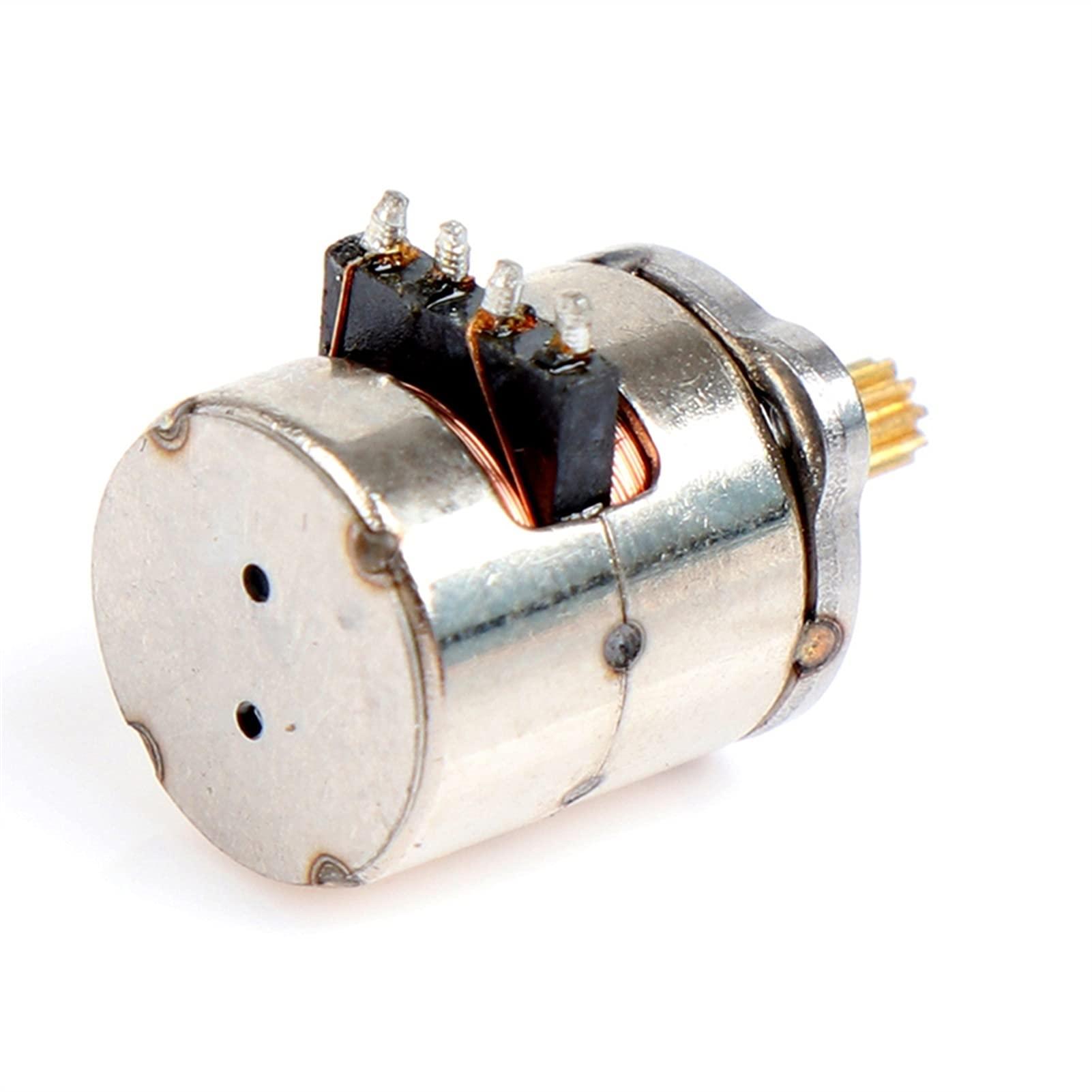 Pangyoo Pangyoo PYouo-DC Motor Miniature Stepper with Gear, Mini 2-Phase 4-Wire Stepper Motor, Small Tiny Micro Motor, Toy Engine, 10 Pcs