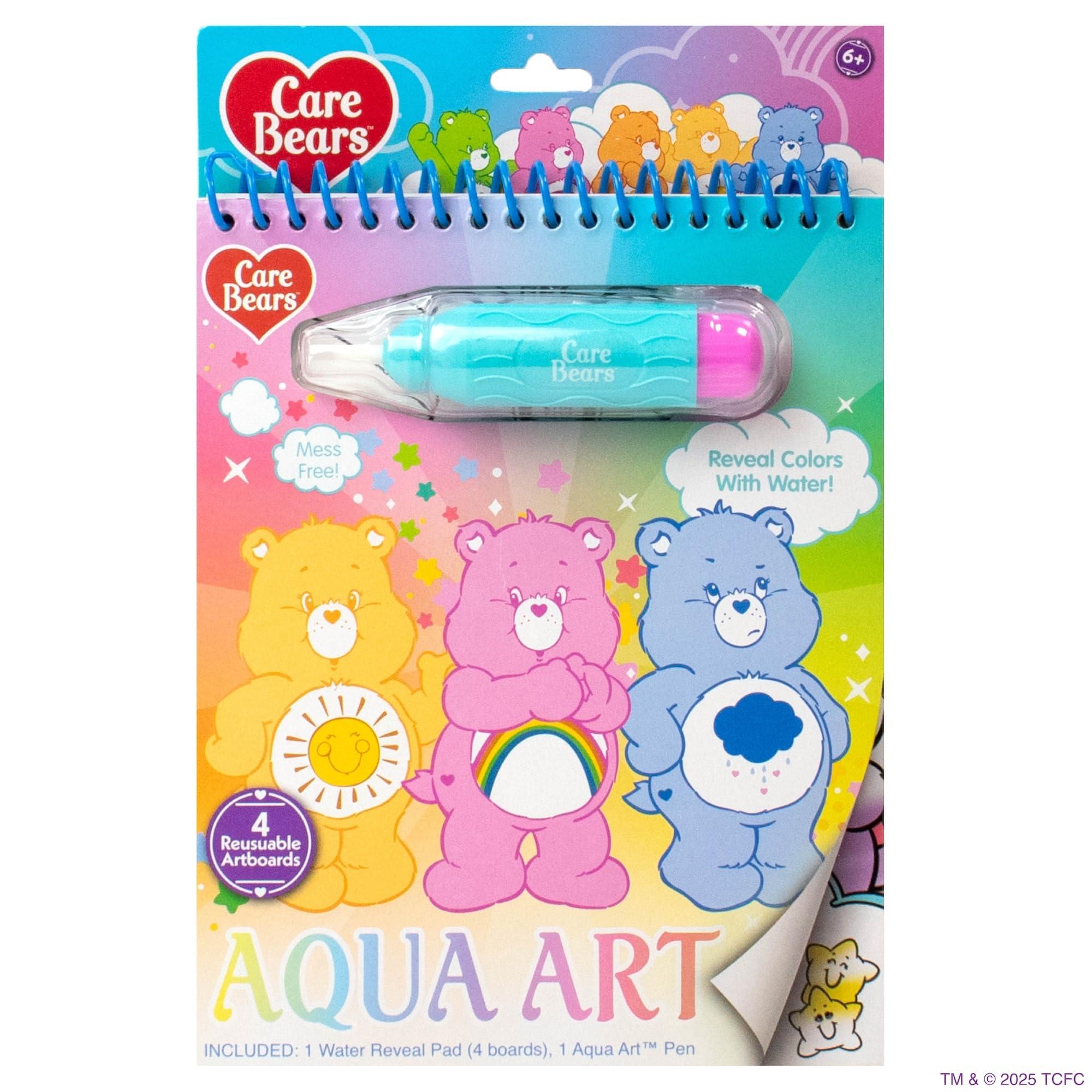 Horizon Group USA Care Bears Aqua Art, Paint With Water Books for Kids, Reusable Water-Reveal Activity, Mess Free Coloring for Toddlers, Fun Toddler Toys, Road Trip Activities For Kids, Airplane Toys For Toddlers 1-3