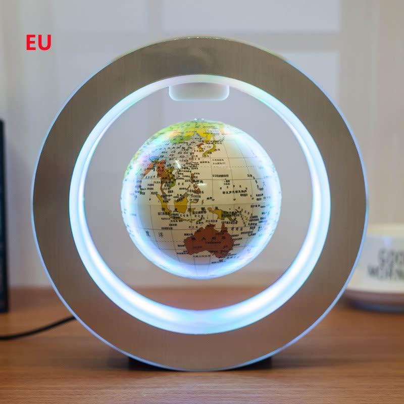 Generic Round LED World Map Floating Globe Magnetic Levitation Light Anti Gravity Magic