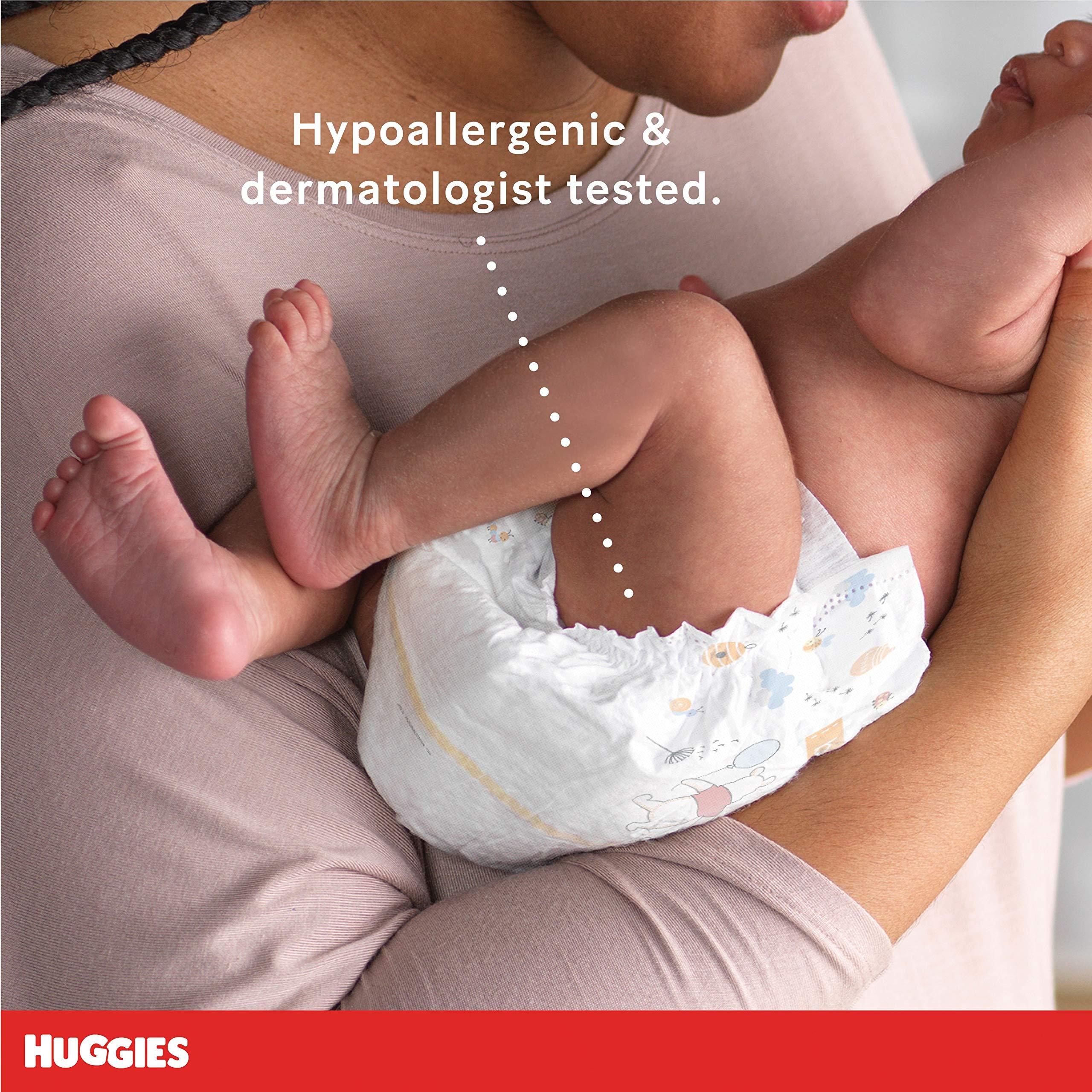 HUGGIES Huggies Little Snugglers Baby Diapers, Size Newborn, 72 Ct