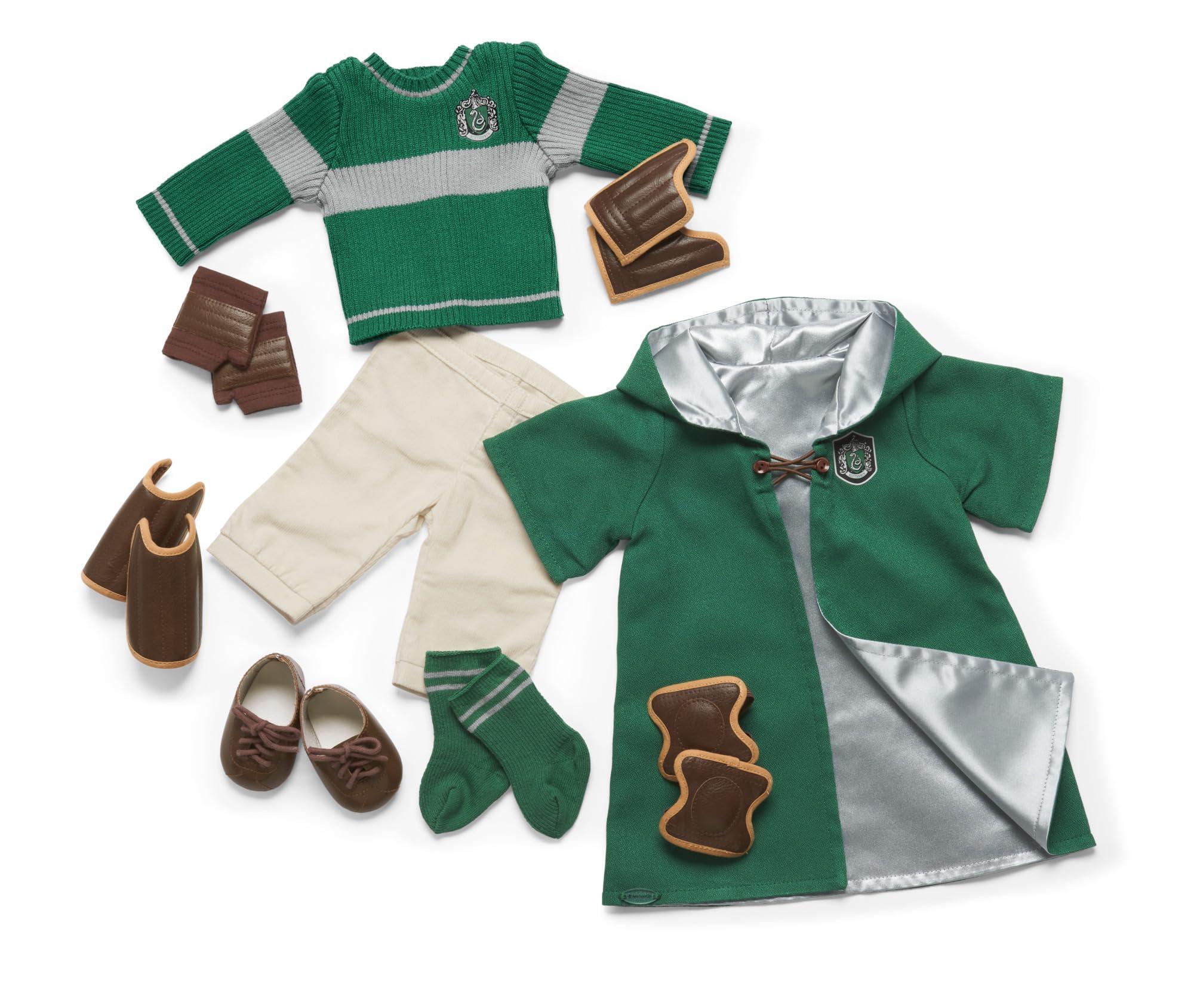 American Girl American Girl Harry Potter 18-inch Doll Slytherin Quidditch Uniform Outfit with Robe Featuring House Crest, For Ages 6+