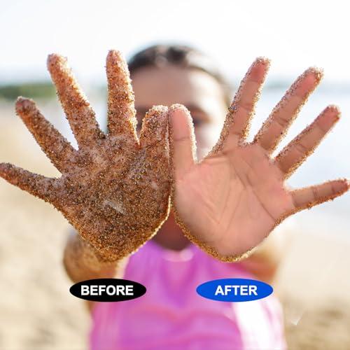 HSDMDMS HSDMDMS Sand Remover for Beach, Sand Removal Bag, Must Haves Gift for Beach Vacation Camping Travel Trip Talc-Free
