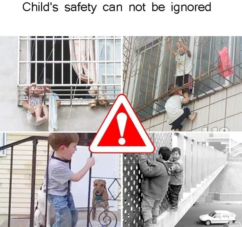 MBTY MBTY Child Safety Net, Kindergarten Decoration Net Balcony Protection Net Stairs Anti-Fall Net Fence Net Weaving Net Kids Swing Hammock (Size : 53(15x9ft))