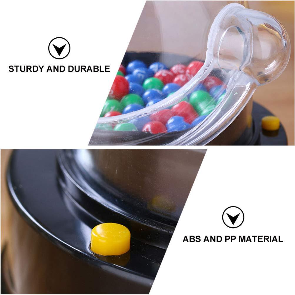 NUOBESTY NUOBESTY 2 Set Bingo Lotto Game Electric Machine Electric Shake Lucky Ball Table Top Toys