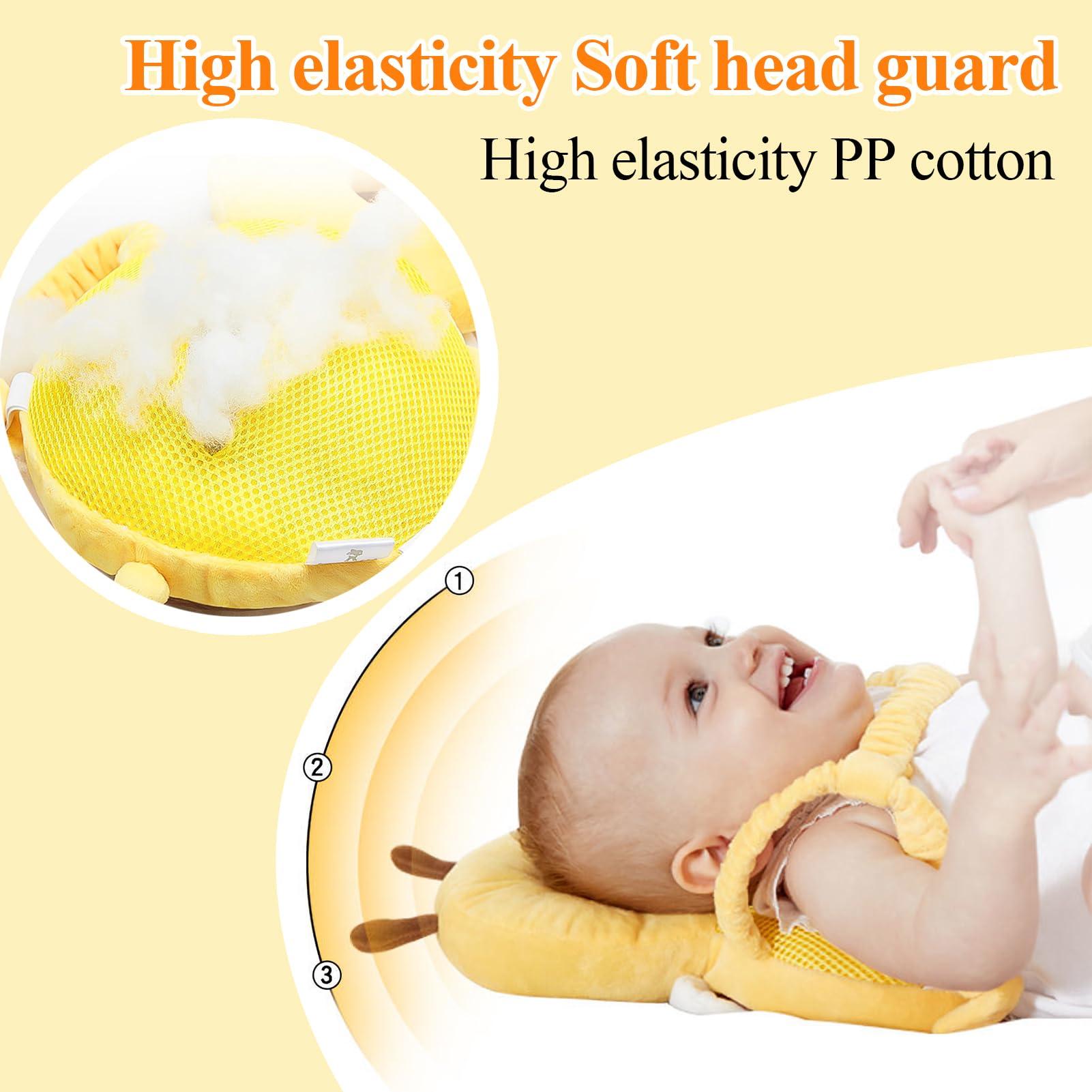 ParkistStar Head Protection Safety Cushion Kids Protection BackpackAdjustable Strap Baby Toddler Head Protector Adjustable Fixation Straps for Crawling and Walking