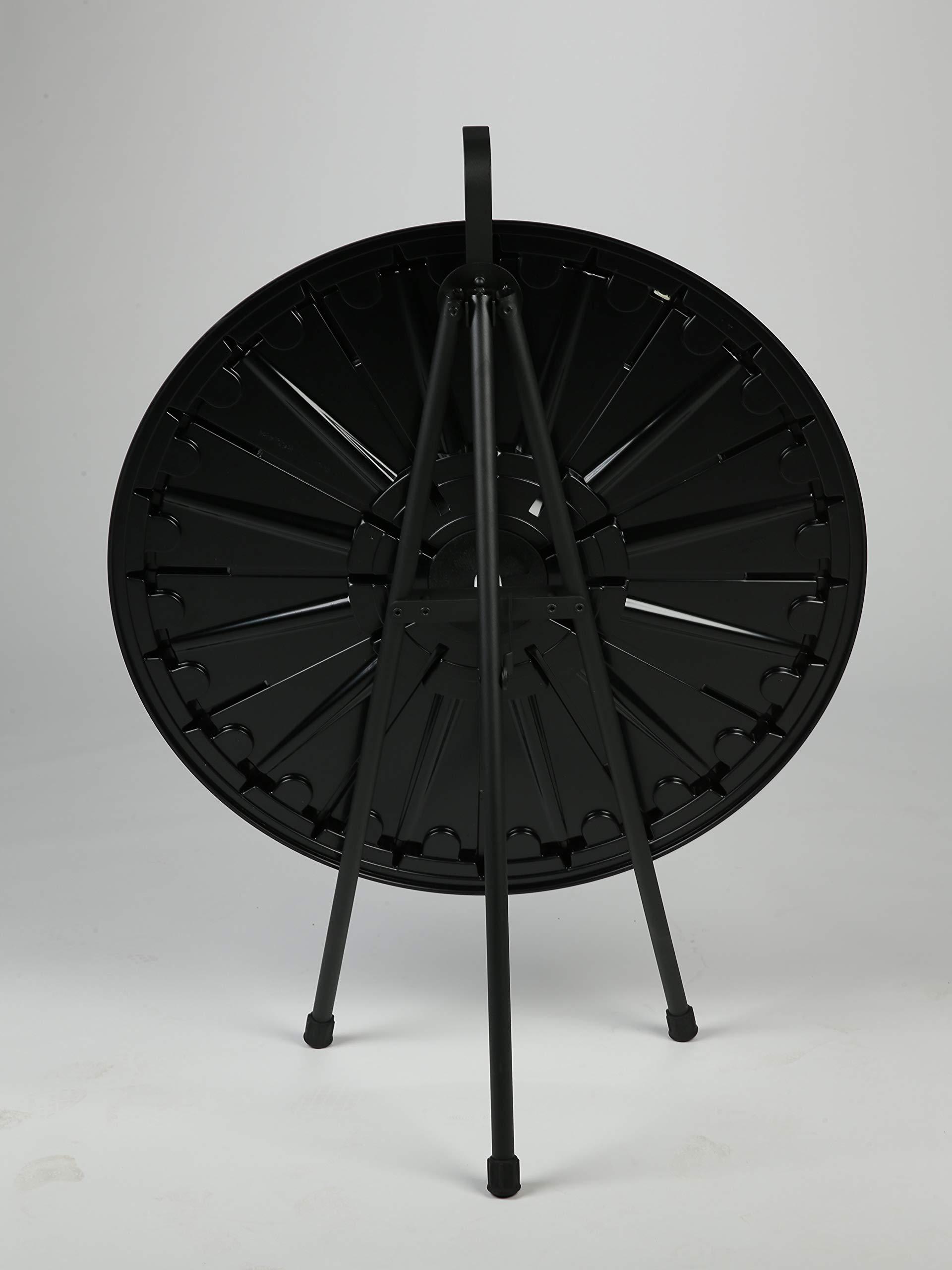 Prize Wheels R Fun Tabletop Prize Wheel 12 Slots Spin The Wheel Game for Carnivals, Trade Shows Sturdy ABS Plastic and Collapsible Steel Frame (26 Inch Diameter)