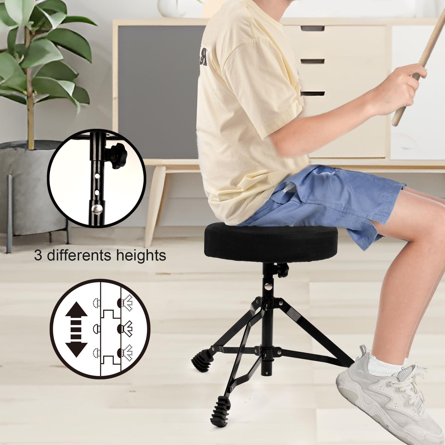 CB SKY CB SKY 5-piece Kids/Junior Drum Set 13\" bass drum/Beginner (Standard) /Kids musical toys, musical instrument (Red)