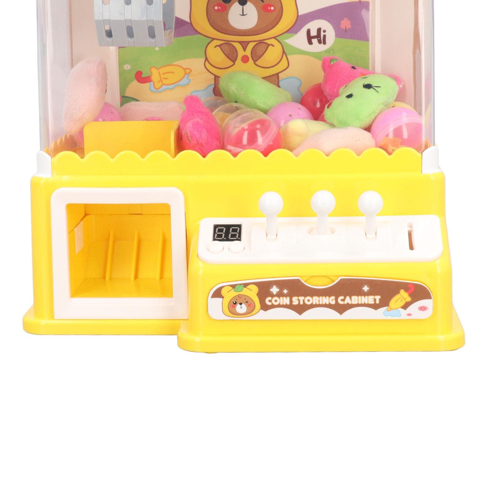 Generic Claw Game Machine, Electronic Game Machine Children Cartoon Bear USB Power Supply Mini Toy Grabber Machine