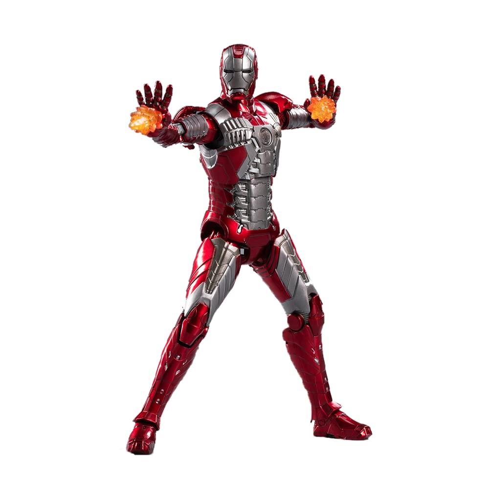 KaniHobby KaniHobby ZD Toys Marvel Studios 10th-Aniversary Series Iron Man 2 MK5 Mark V 7 Inches Action Figure(Iron Man MK5)
