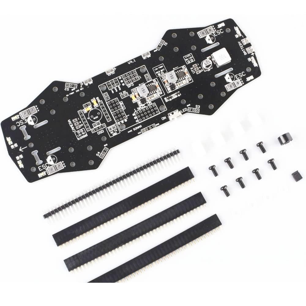 GalaxyElec Power Distribution Board PCB PDB with 5V 12V BEC for Naze32 CC3D ZMR250 QAV250 H250 Quadcopter