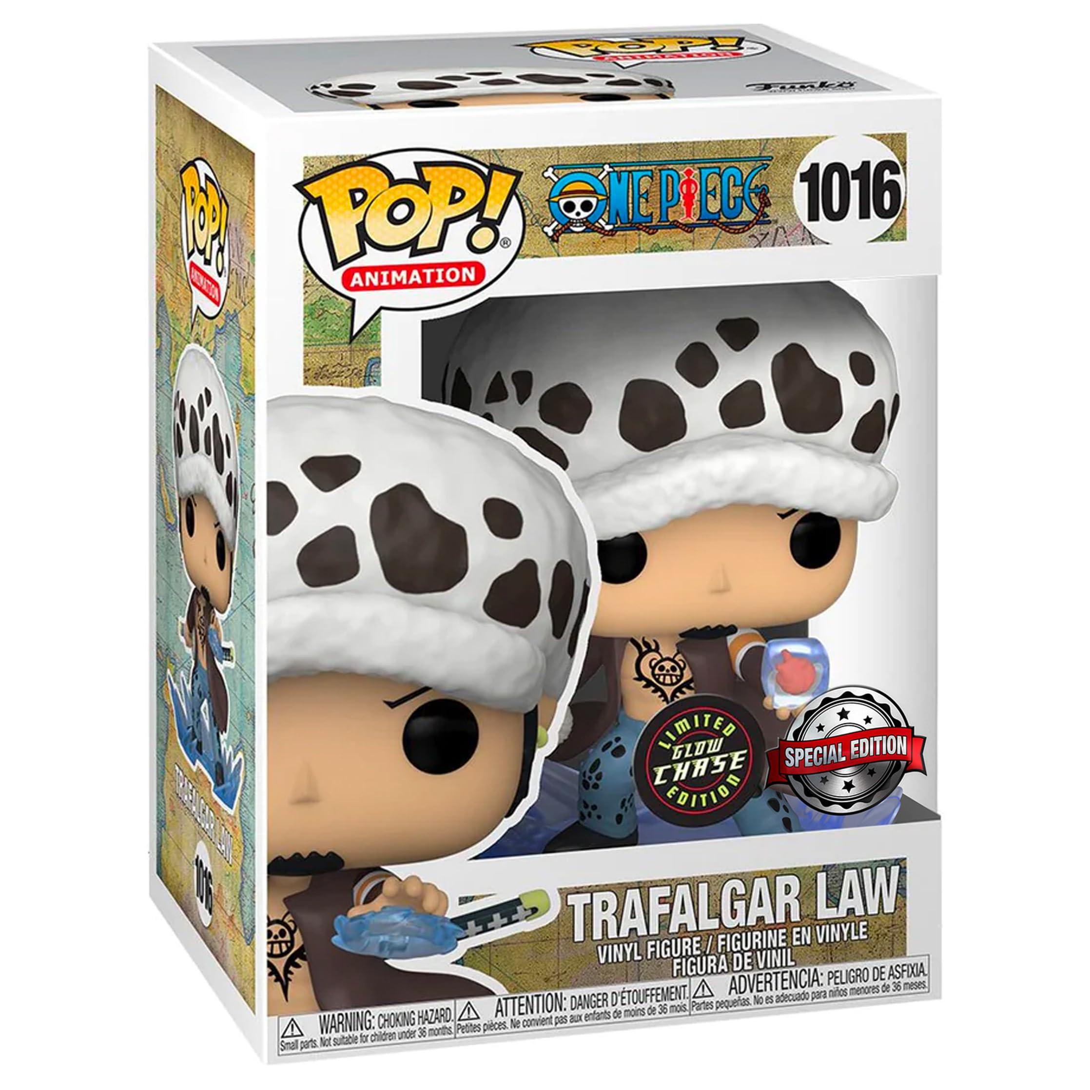 Funko Funko Pop One Piece Trafalgar D. Water Law w/ Heart Chase Figure (AAA Anime Exclusive)