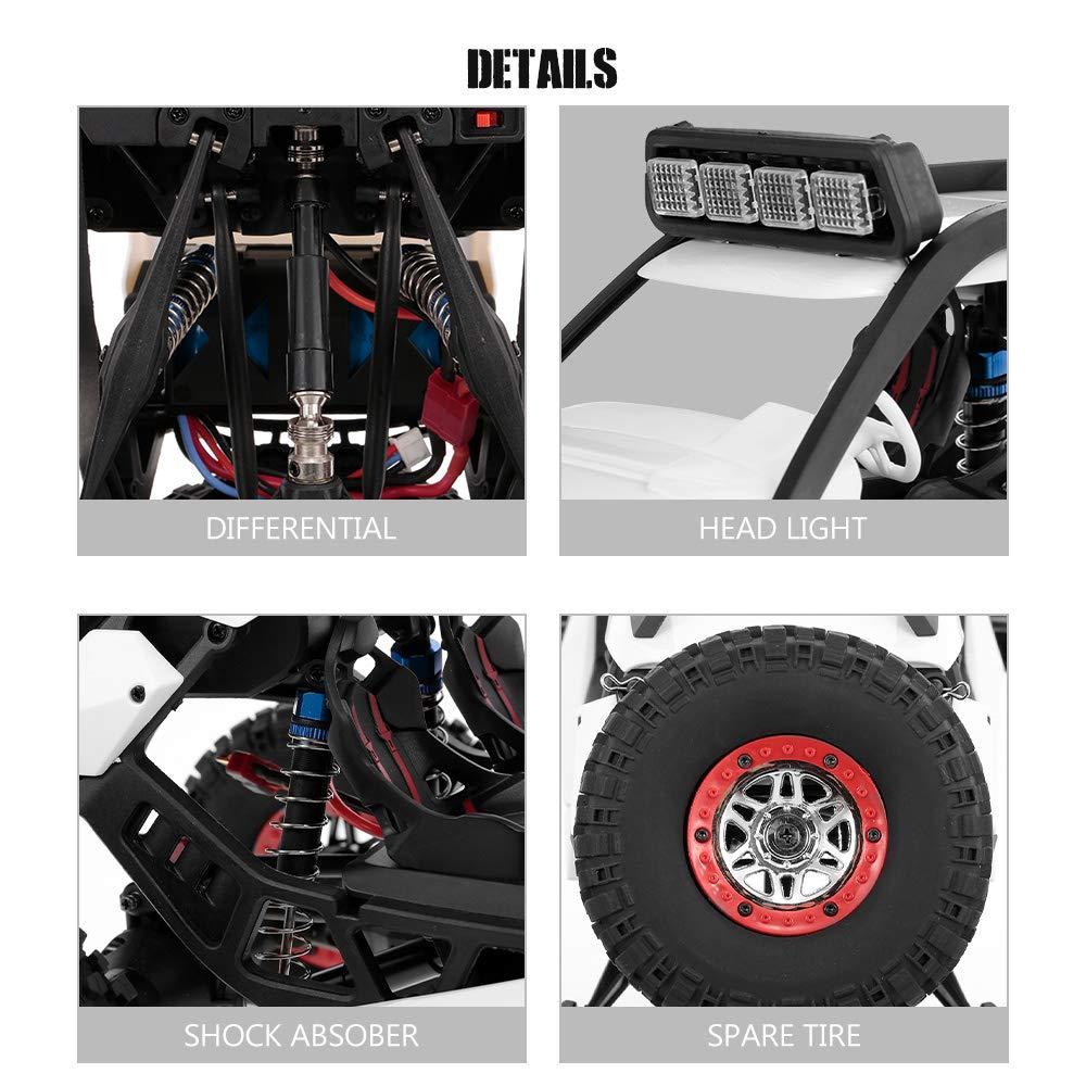 GoolRC GoolRC WLtoys 12429 RC Car, 1:12 Scale 2.4GHz Remote Control Car, 4WD 40KM/H High Speed RC Rock Crawler, All Terrain Off Road Truck for Adults and Kids