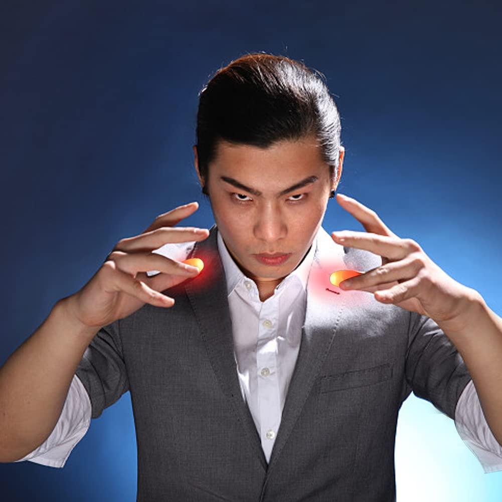 Surakey Surakey 2 Pcs Thumb Light Magic Finger Light Up Thumb Tips LED Finger Lamp Thumbs Light Party Magic Stage Tricks Performance Props Tool for Funny Toys - Blue