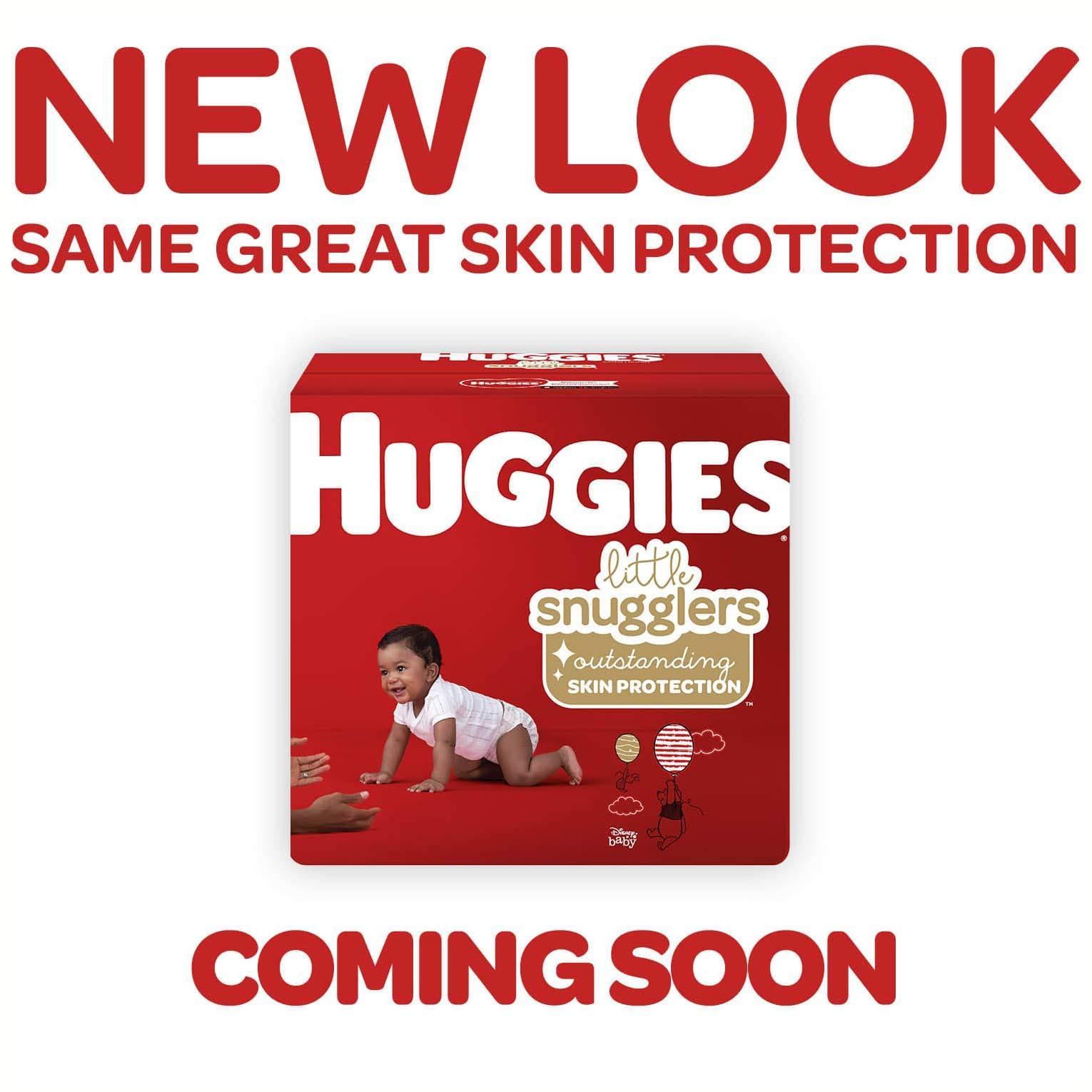 HUGGIES Huggies Little Snugglers Baby Diapers, Size 3, 162 Count, Unscented, Hypoallergenic, DryTouch Liner, Pocketed Waistband, Wetness Indicator, Double Grip Strips