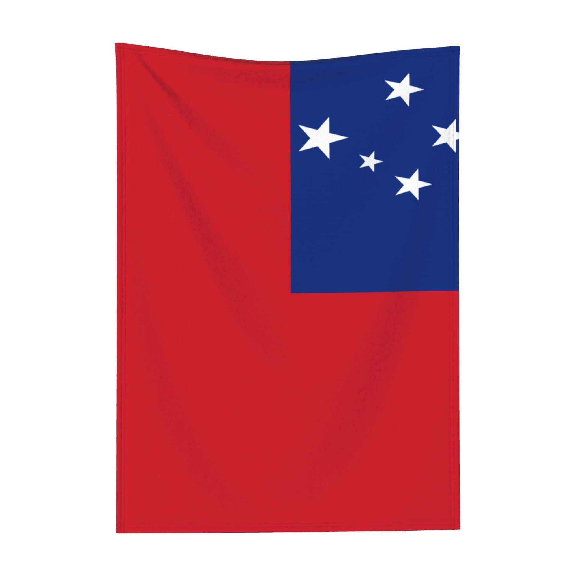 QG ZZX QG ZZX Samoan Flag Baby Blanket for Boys Girls Crib Blanket Stroller Blanket