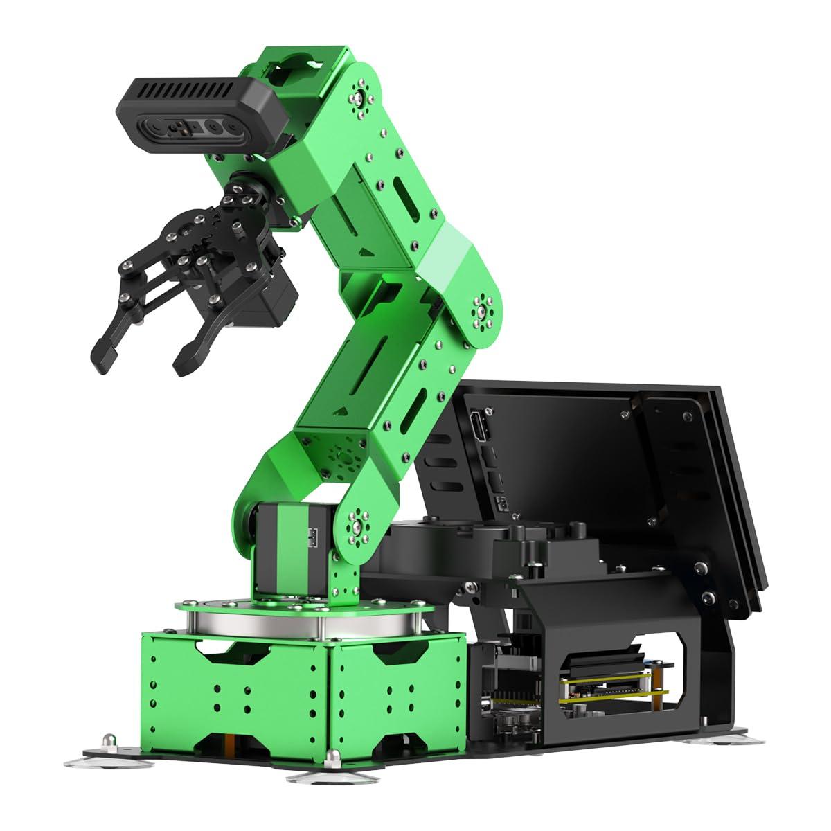HIWONDER Hiwonder JetArm 6DOF Robotic Arm Powered by Jetson Nano Robot Arm Kits ROS Open Source AI Vision Recognition Program Robot for ROS Education ScenariosUltimate Kit
