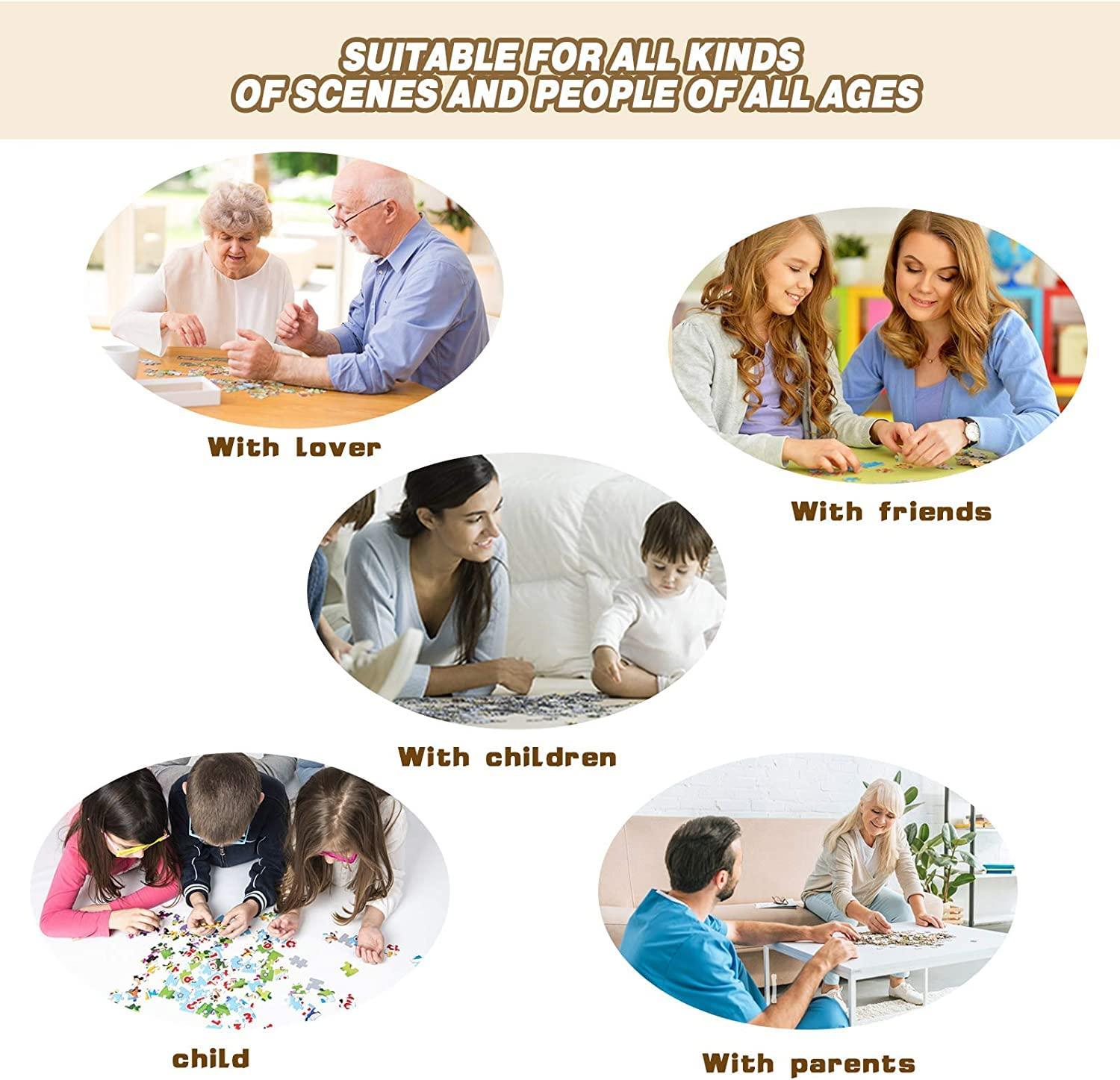 BAIMAN 1000 Pieces Large Whiskey Jigsaw Puzzles for Adults and Teens Ages 12 and Up Intellectual Puzzles Personalized Gift Ideal for DIY,Relaxation,Hobby,Entertainment 19.7x27.6 Inches