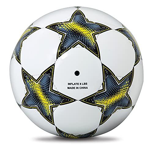 Dakapal Dakapal Kids Soccer Ball Size 3, Premium TPU Soccer Ball for Kids Toddlers Age 3-8 Creative Funny Indoor Outdoor Sport Balls Games Toys(deflated)
