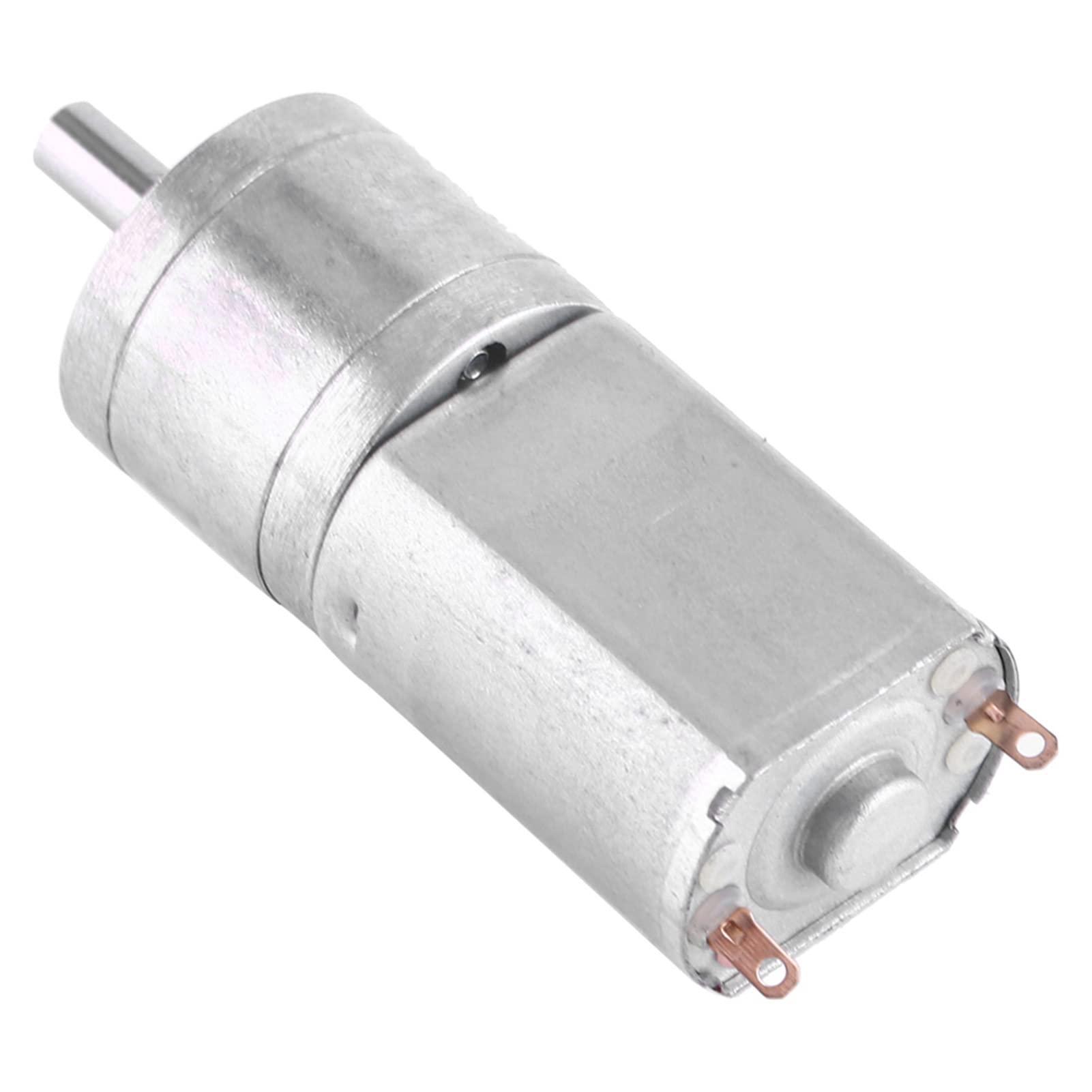 flexman DC 12V Gear Motor, High Torque Less Noise Electric Gear Reduction Motor for Reduce Speed in a Series of Gears Outer Diameter 20MM(12V 15RPM)