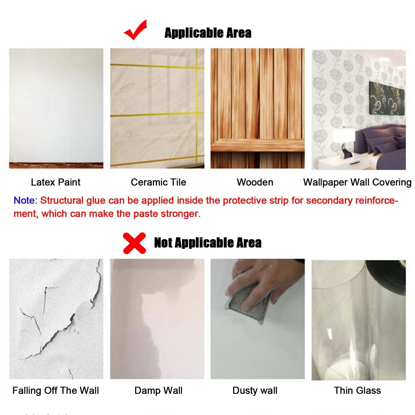 ZJYSMH Wall Corner Protector,Corner Protectors, Wall Corner Protectors Guards Self-Adhesive Corner Protectors Dog Chewing, Home PVC Wall Corner Edge Protector(Black,100CM(3.3FT)-2CM/0.8IN)