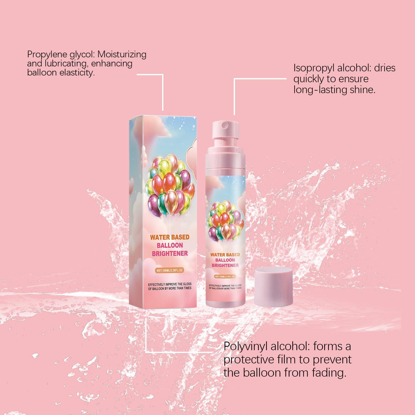 MLWSKERTY 100ml Balloon Gloss Enhancer Balloon Brightener Balloons Bright For Birthday And Festival Decoration