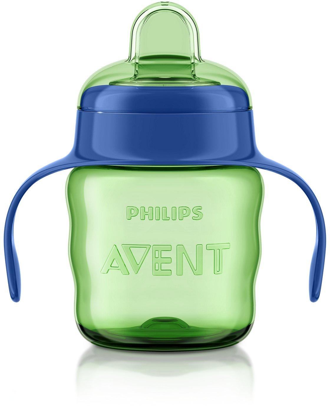 AVENT Philips AVENT Spout Cup Easy Sip Cup Sippy Cup for Boys and Girls 7oz/200ml 6 Months+ (Girl)
