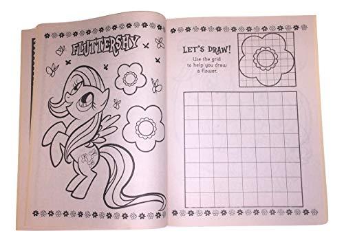 My Little Pony My Little Pony Bundle of 5 Activity Gift Set Items ~ Friendship is Magic (Jumbo Coloring and Activity Book, Christmas themed activity booklet, Boxed Secrets, Play Pack, Tattoos)