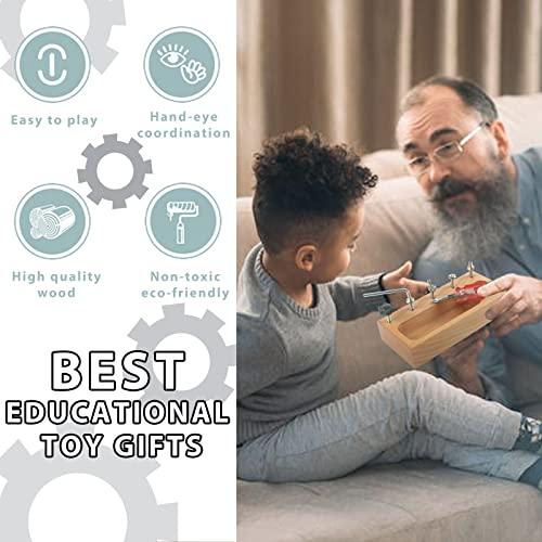 MEROCO MEROCO Montessori Screw Driver Board for Kids Montessori Materials Basic Skills Educational Learning Toys for 3 4 5 Year Old Kids Toddlers Sensory Montessori Toy Preschool Classroom Fine Motor Skills