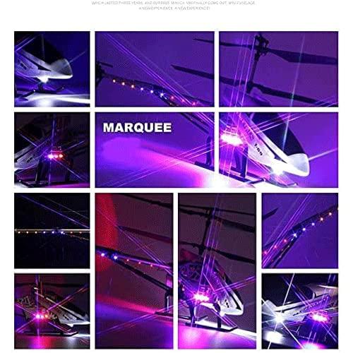 HEBXMF HEBXMF Large RC Helicopter,2.4G Wireless Charging Remote Control Plane Drone Alloy RC Airplane Outdoor Remote Control Aircraft with Light, Flying Enthusiasts Toy Gift