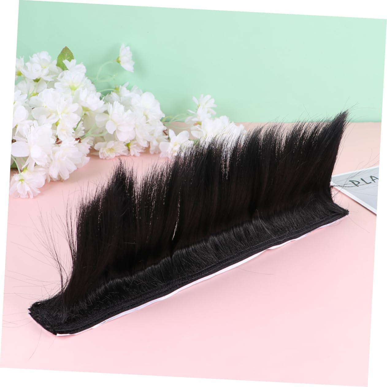 OFFSCH OFFSCH Cockscomb Wig Kids Helmet Mohawk Short Hair Wig Mohawk Wig Party Adhesive Wig Motorcycle Mohawk Accessory Bike Helmet Mohawk Helmet Accessories Kids Decor Prom Child Hair Piece