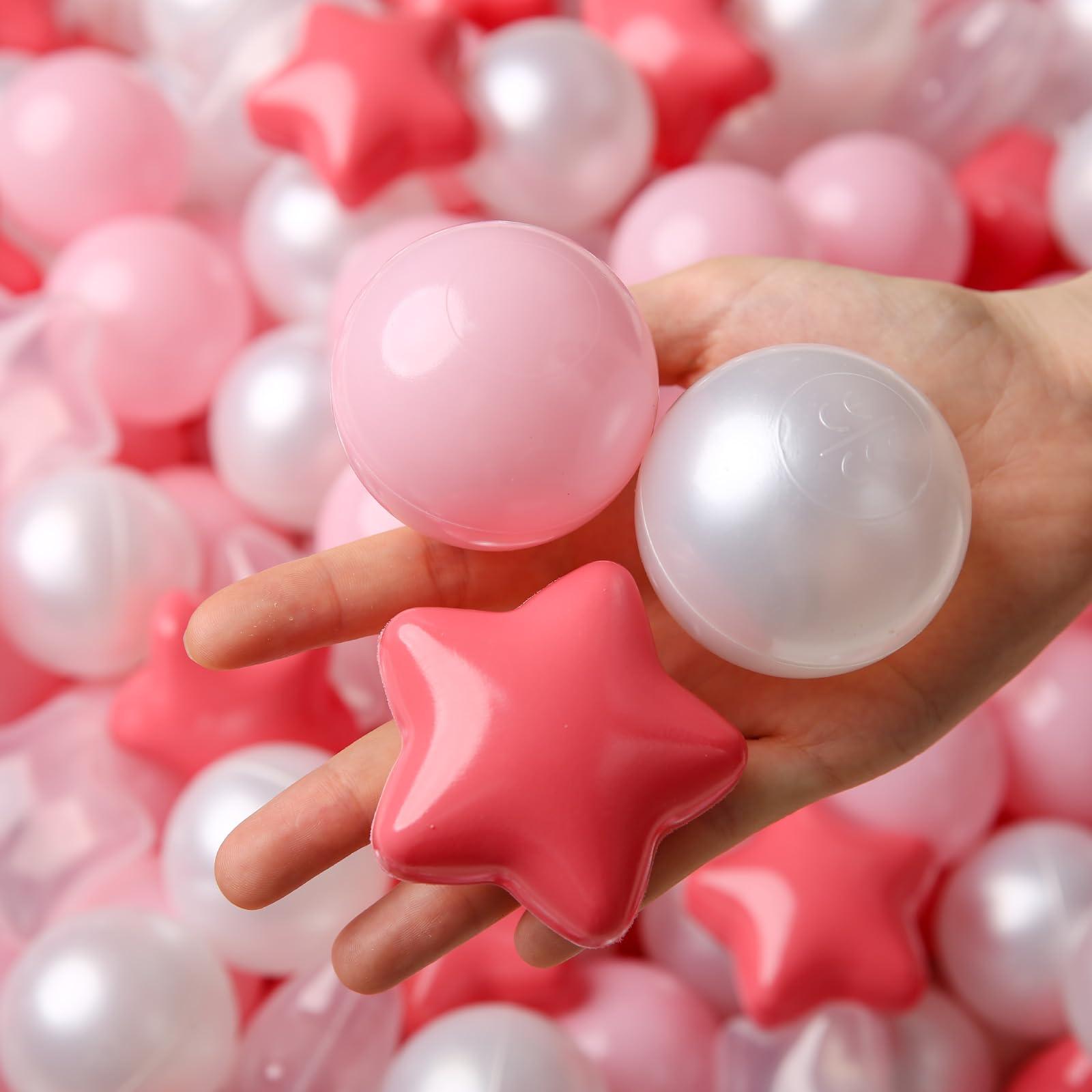 TRENDPLAY Ball Pit with Balls Included for Toddlers, Collapsible Ball Pits Play Tent, Crawl Playpen Ball Pool Playhouse with Storage Bag, for Boys Girls Dogs Cats Birthday Christmas Summer Play