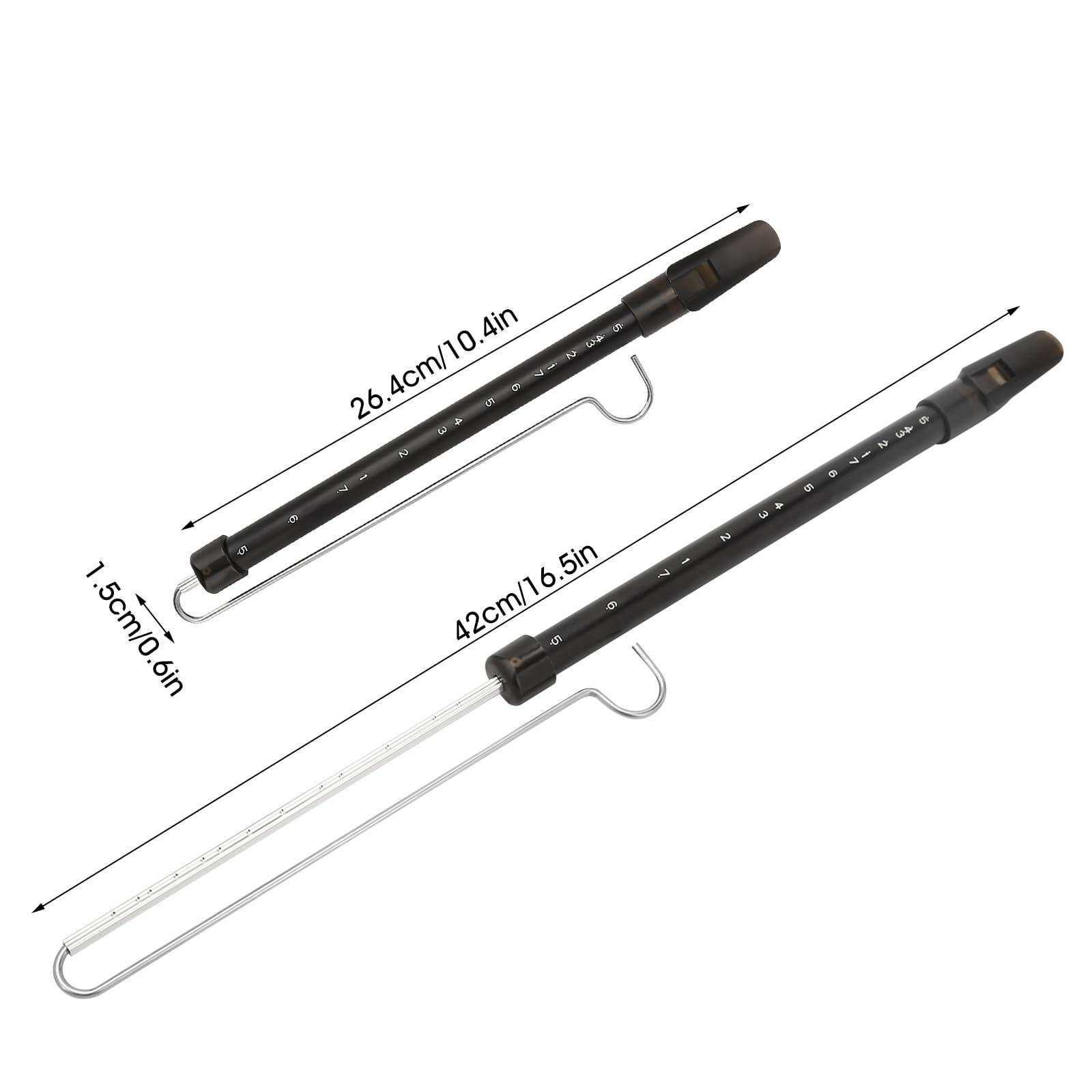 Dioche Slide Whistle Instrument, ParentChild Games Lightweight Whistle Sliding Home Toy for Adults