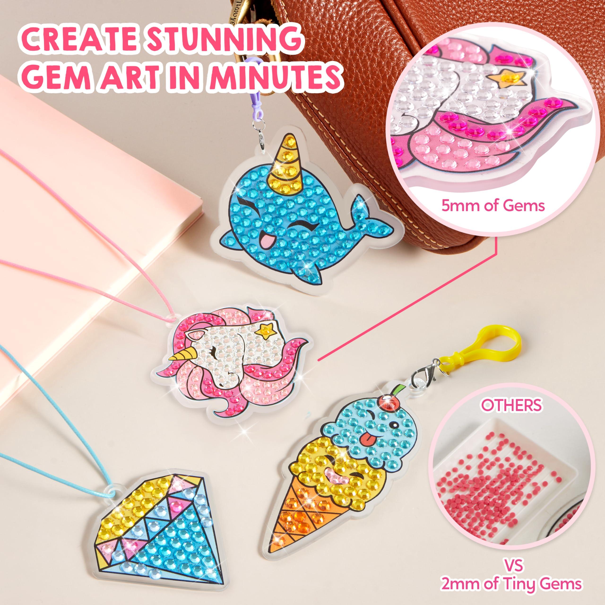 Klever Kits Klever Kits 3D String Art Kit and 16 Projects Gem Art Set for Kids, Mess-Free Arts and Crafts Kits, Make Your Own Light and Painting, Birthday Gifts for Girls and Boys Ages 6-12