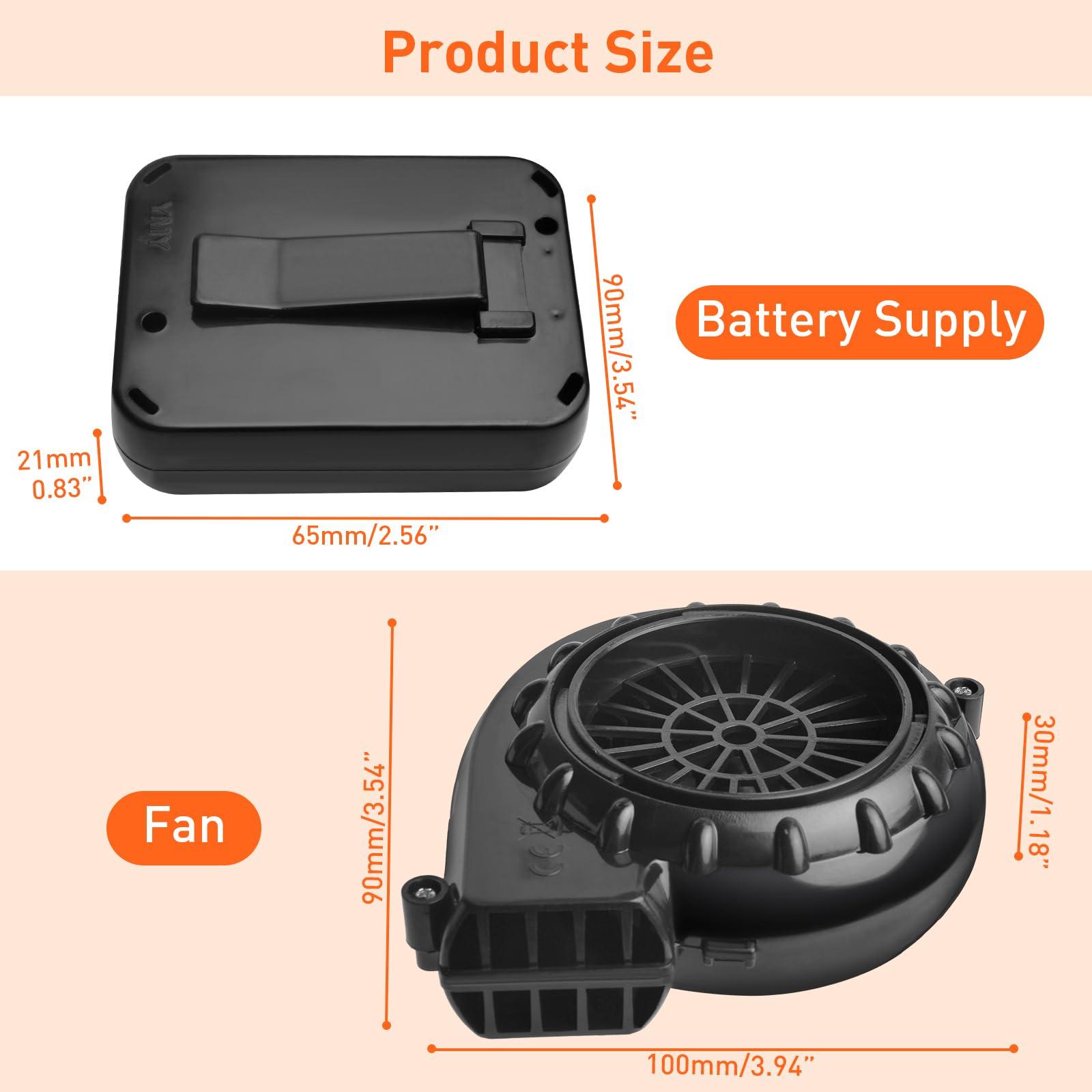 Bzeumk Inflatable Costume Fan Replacement, Dinosaur Pump Mini Blower Fan for Inflatable Costume Blow Up