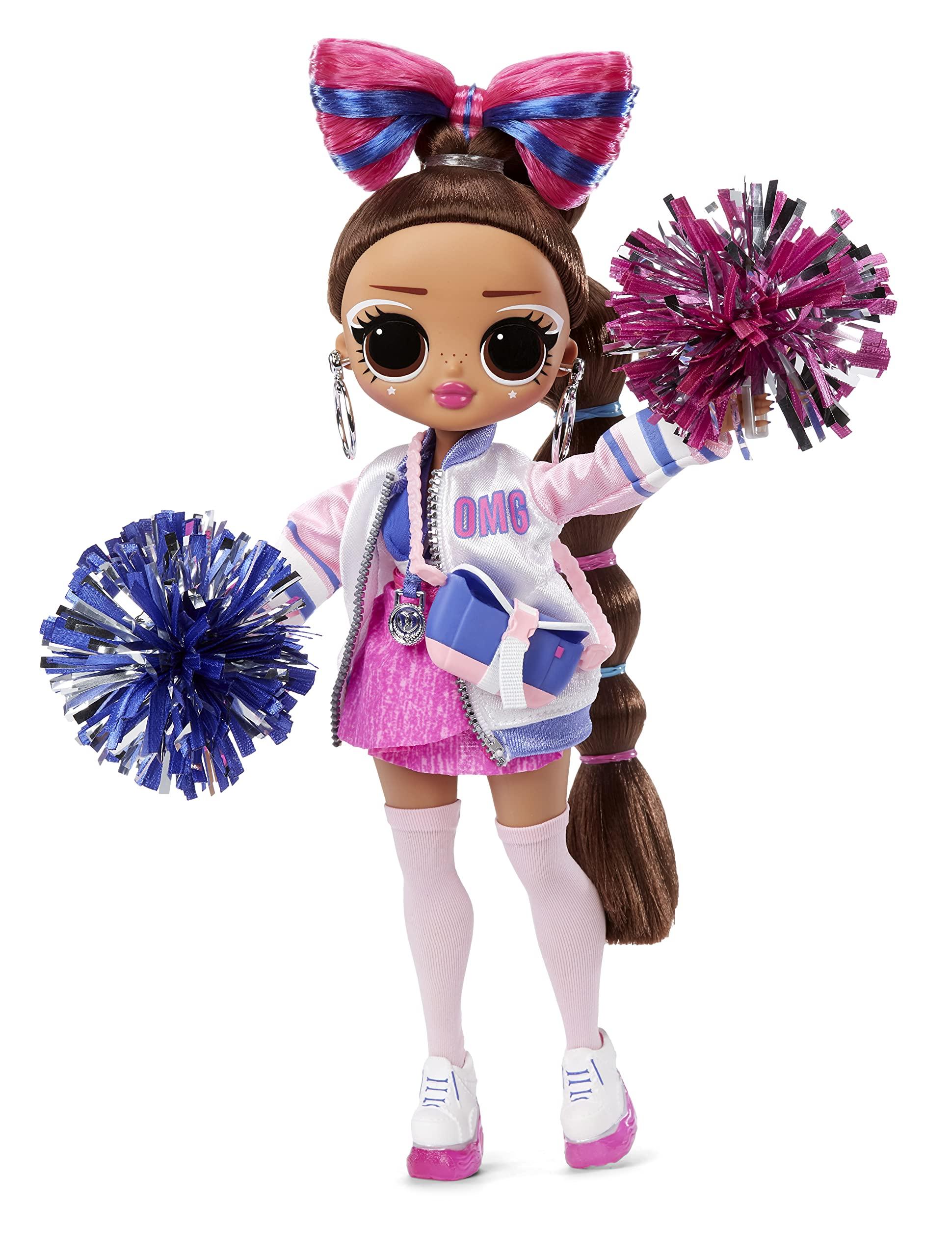 L.O.L. Surprise! LOL Surprise OMG Sports Cheer Diva Competitive Cheerleading Fashion Doll with 20 Surprises Including Sparkly Accessories & Reusable Playset, Posable - Gift for Kids, Toys for Girls Boys Ages 4 5 6 7+
