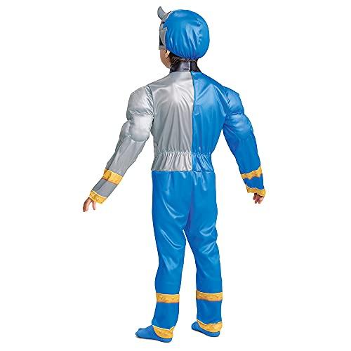 Disguise Blue Power Ranger Costume for Toddlers, Official Power Rangers Dino Fury Outfit with Mask, Size Small (2T)