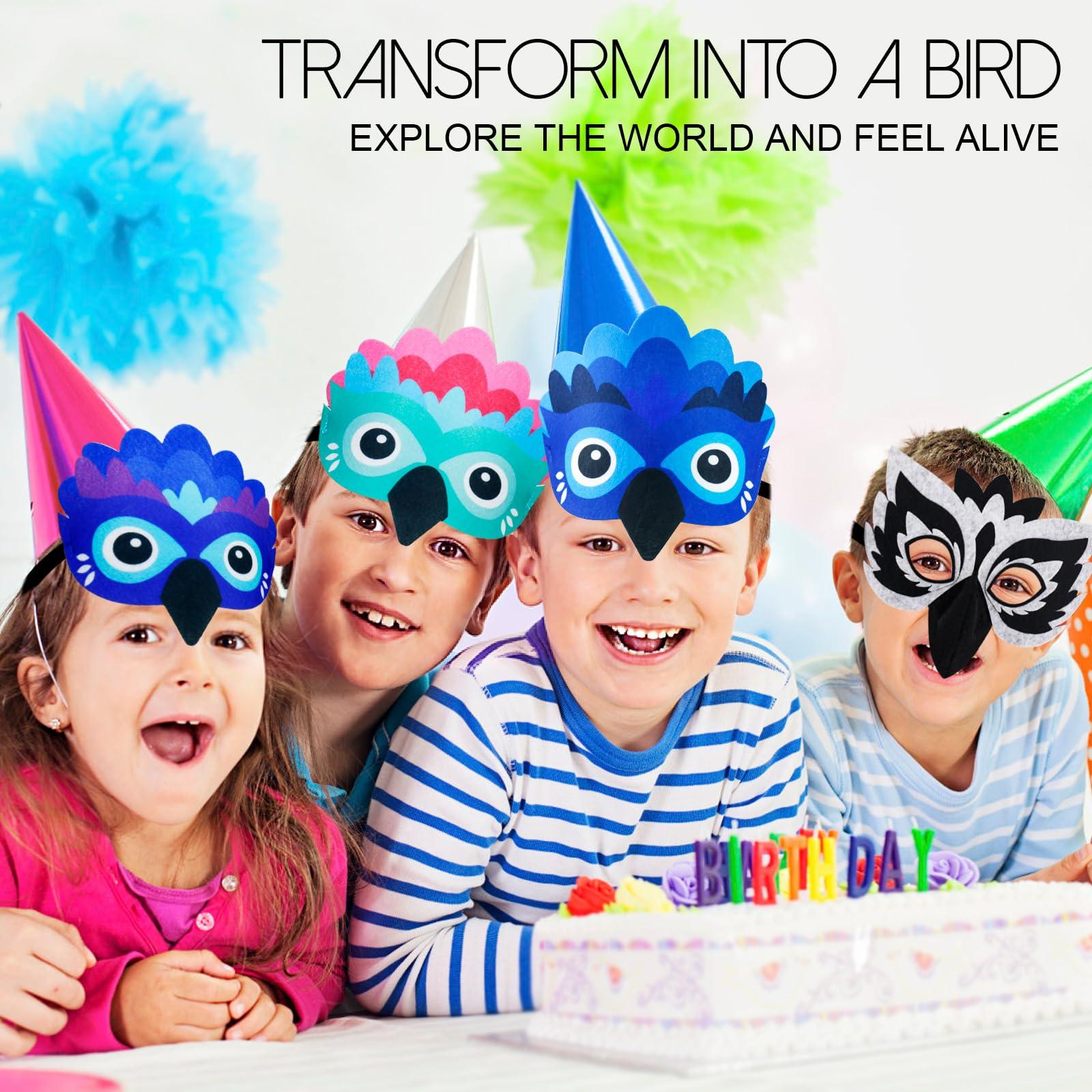 iROLEWIN iROLEWIN Bird-Wings-Costume for Kids and Headband, Eagle-Parrot Dress-up-Wings for Girls Boys Halloween-Party Favors (Green)