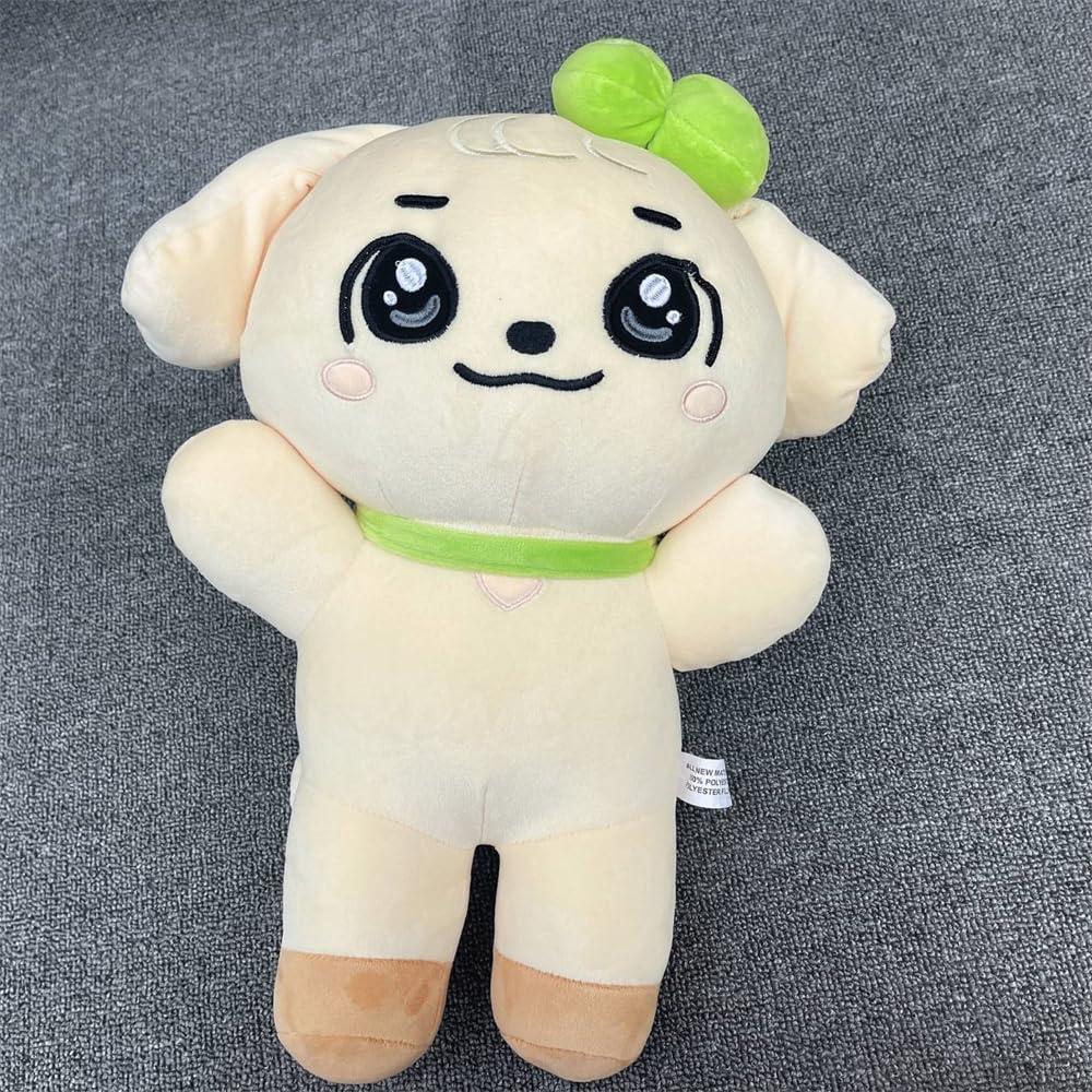Generic Kpop IVE MINIVE Park Cartoon Plush Doll DAL-E Cherry CHEEZ NAORI 40CM Cute Stuffed Doll + 1PCS Acrylic Keychain Bag Pendant (GANGANJI Doll)