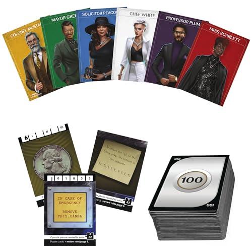Hasbro Gaming Clue Escape: The Midnight Hotel Board Game, Clue Escape Room Game, 1-Time Solve Mystery Games, Family Games for Ages 10+, 1-6 Players, 90 Mins. Avg.