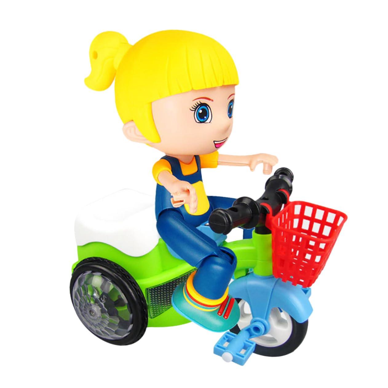 Hemoton HEMOTON Toy Tricycle for Boys and Girls Stunt and Intelligent Led Lights Easy to Install Random Color Toddler Bike