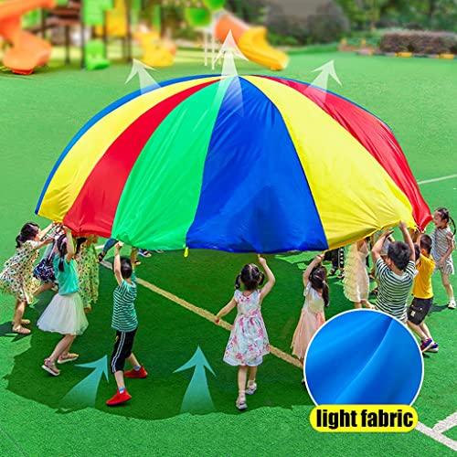 UUNVTOSU UUNVTOSU Play Parachute Nursery Sensory Game, Nursery Physical Training Resistance Play Parachute Games, Play Parachute for 3-6 Years Old Parachute Parachute(4m/13.1ft)