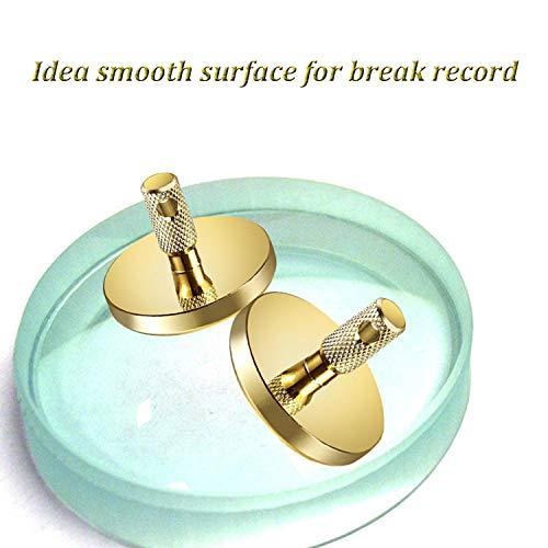 BWBMSOW Brass Spinning Top, EDC Precision Desk Toy, Accurate Portable Copper Top Spinner, Gold Plated Toys, Metal Spinning Tops, Unique Gift for Kids/Adult