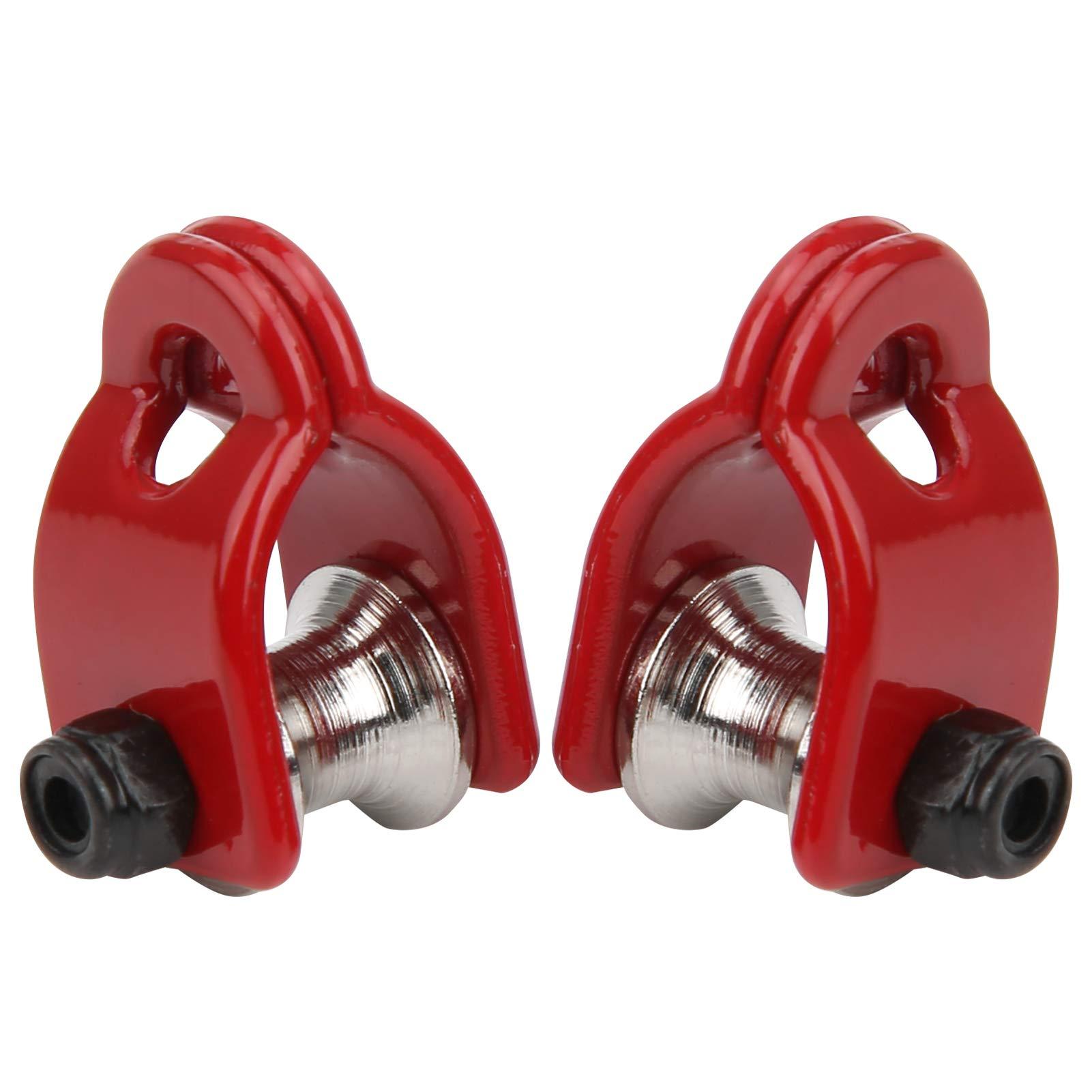 VGEBY RC Lifting Pulley, 2PCS Lifting Pulley Upgrade Parts 1/10 Scale RC Car Lifting Pulley Vehicle Scale Accessories for HSP REDCAT Crawler Car Crawler(Type A) 1/10 Scale Rc Tow Winch Shackle Rc Winch
