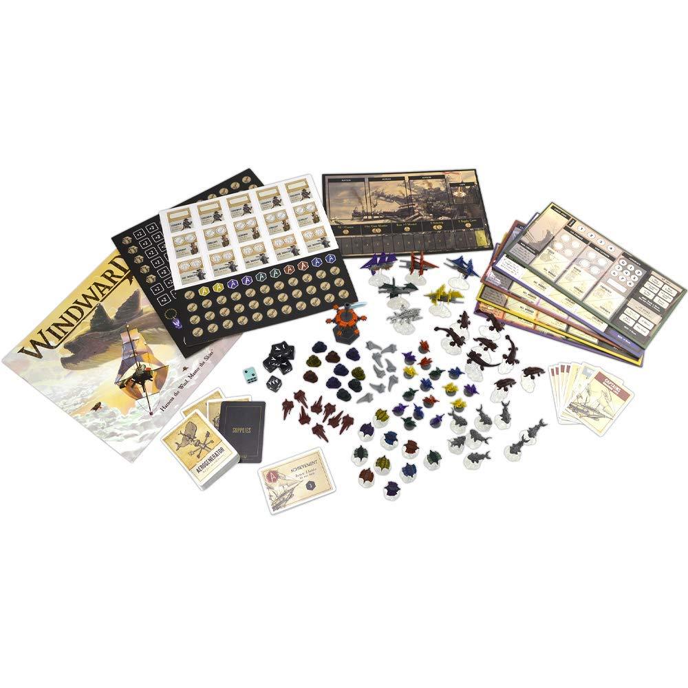 Windward Windward — Strategy Board Game — Harness The Wind Master The Skies Strategy Game for 1-5 Players — Ages 14+