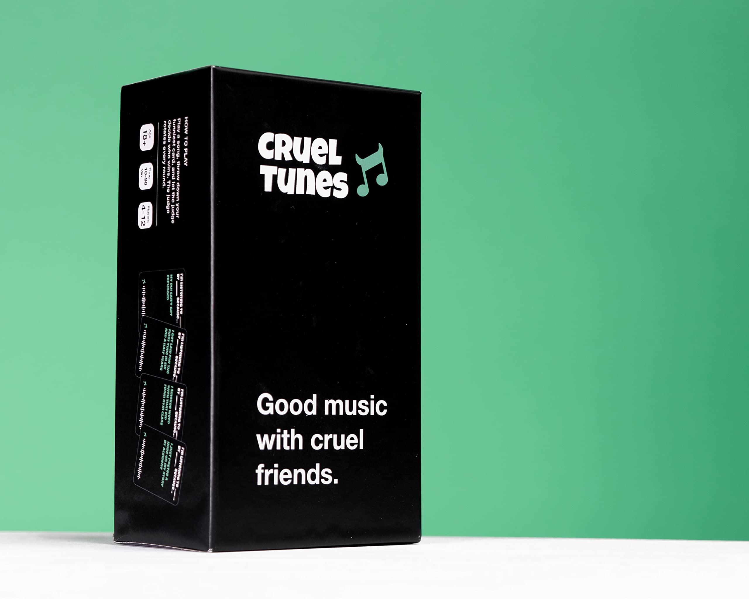Cruel Tunes Cruel Tunes- The Hilarious Adult Party Game for Music Lovers| Fun Game for Pregames, Game Nights, and Drinking Games|
